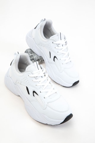 Baskets plateformes - Blanc