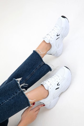 Baskets plateformes - Blanc