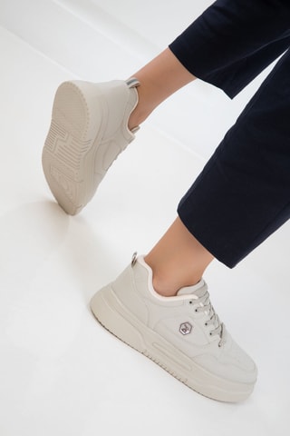 Baskets plateformes - Beige