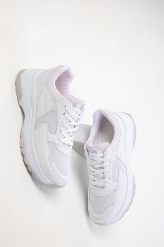 Baskets plateformes - Blanc