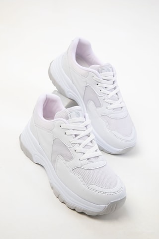 Baskets plateformes - Blanc