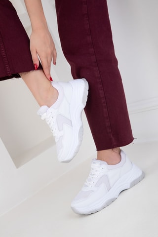 Baskets plateformes - Blanc