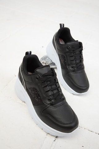 Baskets compensées - Noir