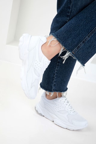 Baskets plateformes - Blanc