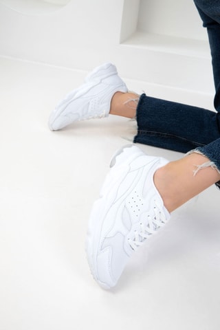 Baskets plateformes - Blanc