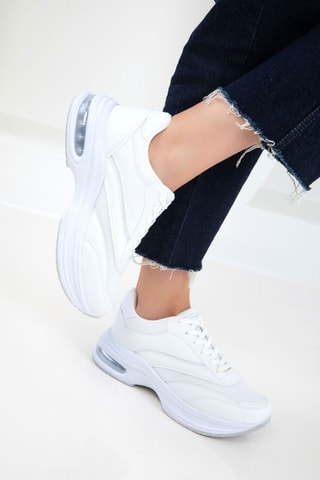 Baskets plateformes - Blanc