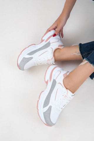 Baskets plateformes - Blanc