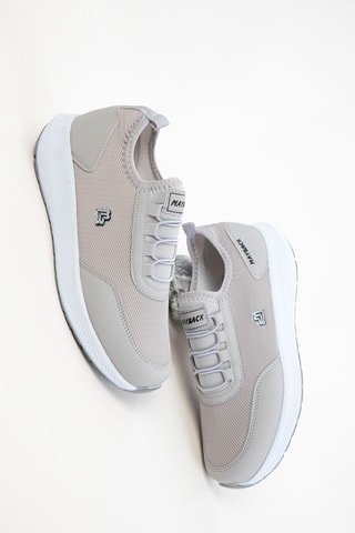 Baskets plateformes - Gris clair