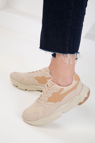 Baskets plateformes - Beige