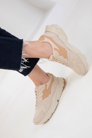 Baskets plateformes - Beige