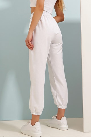 Pantalon relaxed - Ecru