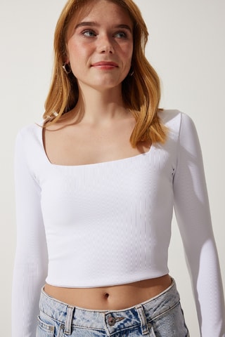 Top - Blanc