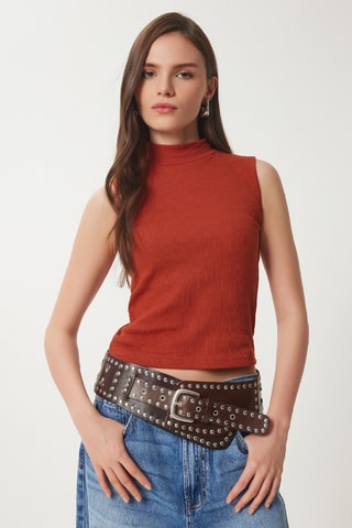 Débardeur - Rouge brique