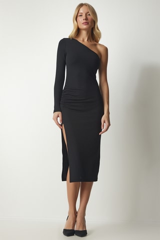 Robe asymétrique - Noir