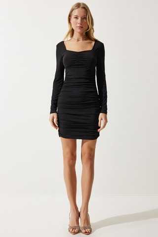 Robe fourreau - Noir