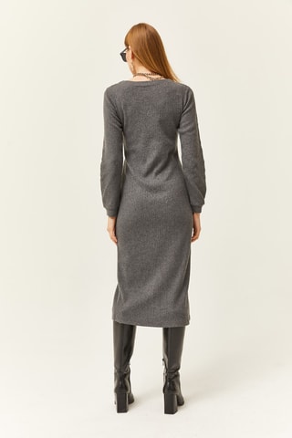 Robe pull - Gris foncé