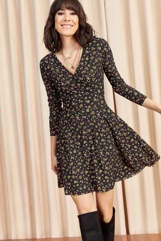 Robe patineuse - Noir