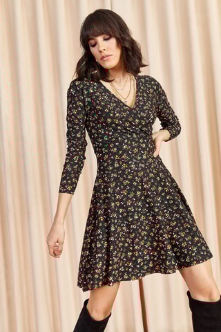 Robe patineuse - Noir