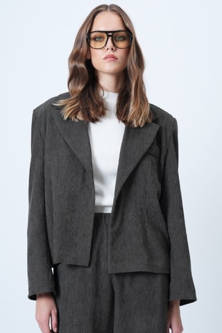 Veste en velours - Kaki