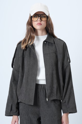 Veste en velours - Kaki