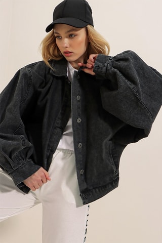 Veste en jean - Noir