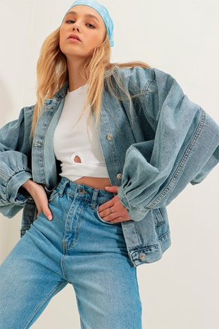 Veste en jean - Ciel