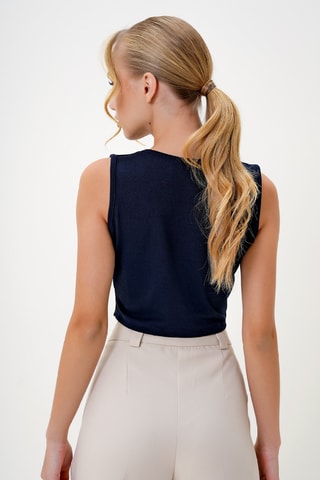 Veste sans manches - Bleu foncé