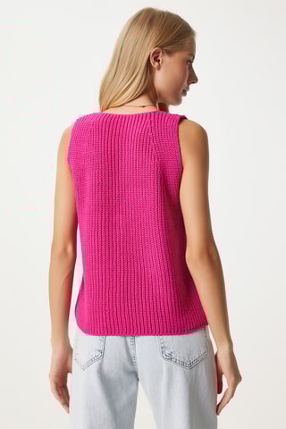 Gilet sans manches - Fuchsia