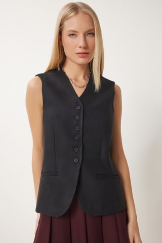 Veste sans manches - Noir