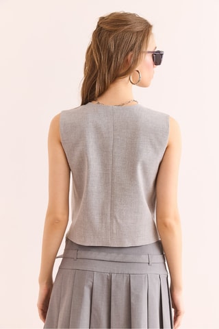 Gilet de costume - Gris clair