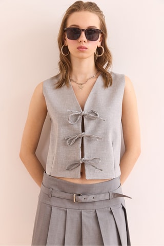Gilet de costume - Gris clair