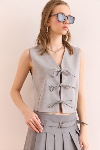 Gilet de costume - Gris clair
