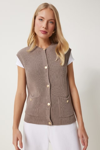 Gilet sans manches - Taupe