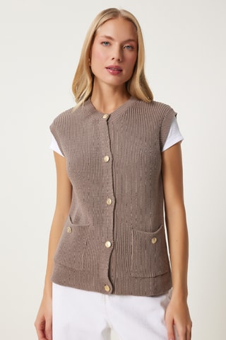 Gilet sans manches - Taupe