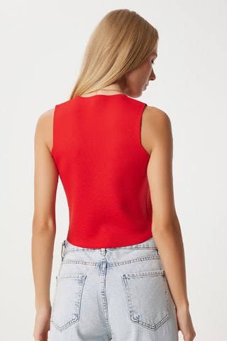 Gilet sans manches - Rouge