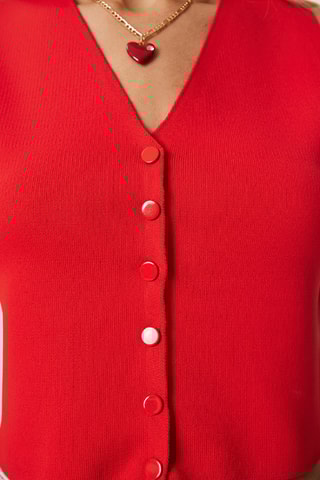 Gilet sans manches - Rouge