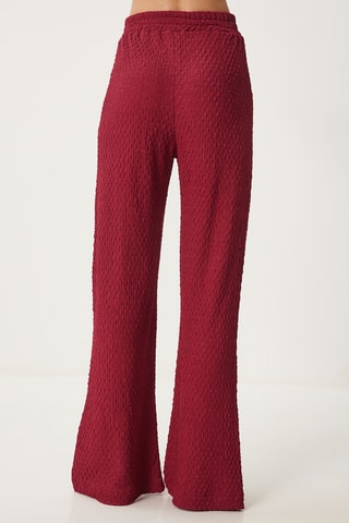 Kimono et pantalon taille haute - Bordeaux