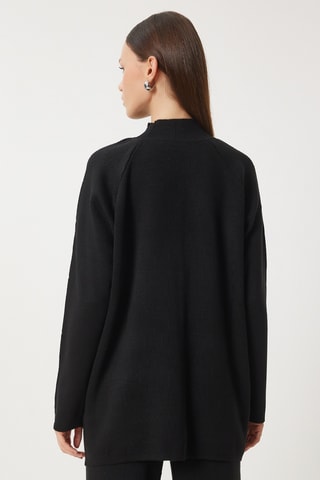 Pull et pantalon taille haute - Noir