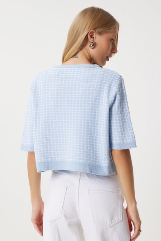 Crop top et gilet - Ciel