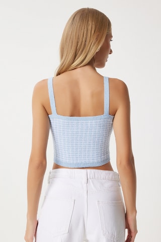 Crop top et gilet - Ciel