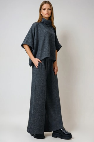 Pull et pantalon taille haute - Anthracite