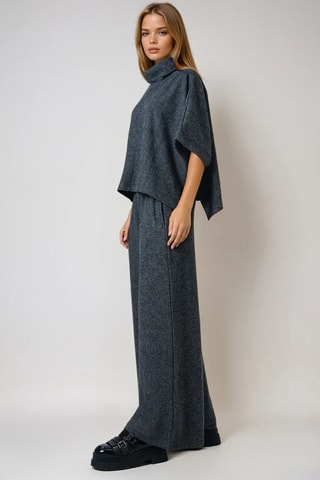 Pull et pantalon taille haute - Anthracite