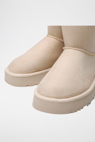 Bottines fourrées - Beige