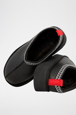 Sabots fourrés plateformes - Noir