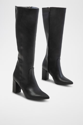 Bottes à talons - Noir