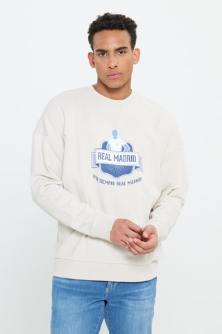 Sweat Real Madrid - Beige clair