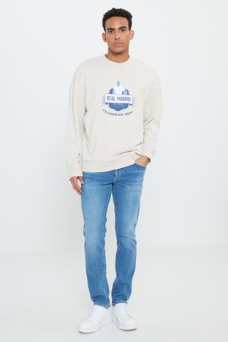 Sweat Real Madrid - Beige clair