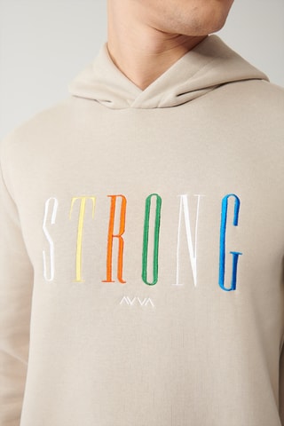 Sweat à capuche - Beige