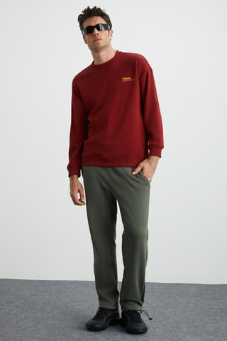 Sweat en coton biologique - Bordeaux