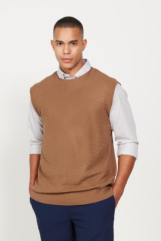 Pull sans manches - Vieux rose